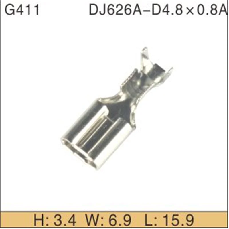 

Free shipping 1000pcs Car Electronics & Motorcycle Accessories & Parts G411 female terminal connector