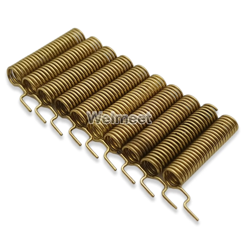 10pcs 433MHz Helical Antenna 433M Spring Antenna Built-in Small Antenna Aerial Wire 20x4x0.6mm