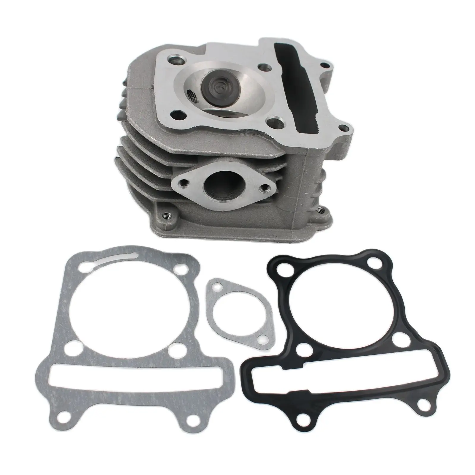 58.5mm Cylinder Head Assy with Gasket for 4-Stroke GY6 125cc 150cc 155cc ATV Scooter 152QMI 157QMJ Engine Part(None EGR Type)