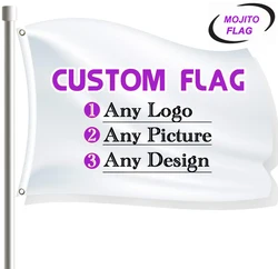 3'x5' Custom Flag or Banner 3x5Ft Flying 100D Polyester - Advertising Banner Outdoor Indoor Any Size Any Pictures