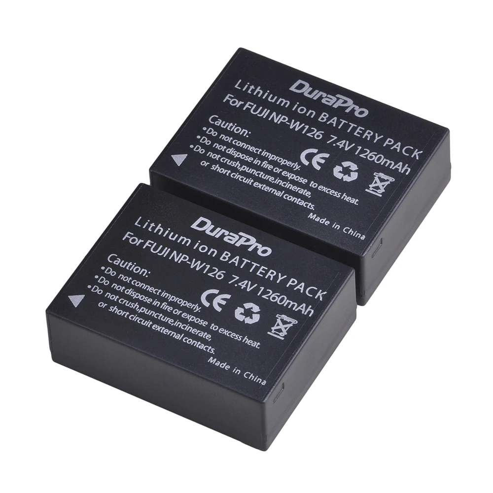 1260mAh NP-W126S NP-W126 배터리 및 듀얼 충전기 NP W126 W126S HS30EXR X100F X-PRO1 X-PRO2 X-A1 X-A2 X-A3 X-A10 X-E1