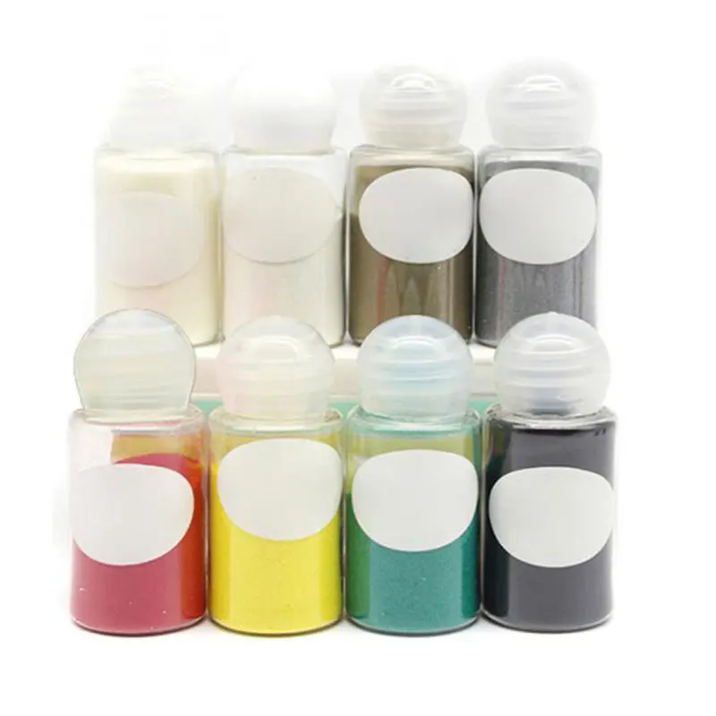 1PCS/lot 10ML paint Metallic Pigment Emboss Powder DIY shining Stamping Scrapbooking Craft