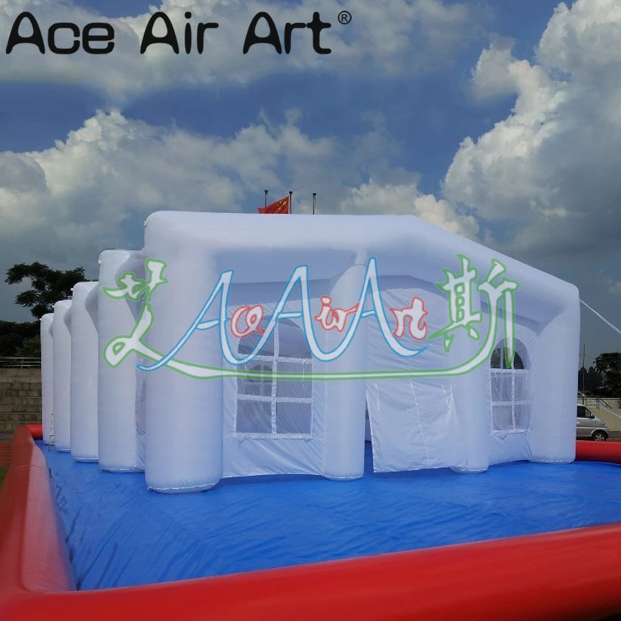 Waterproof Canopy Tent Inflatable Wedding Tent With Electric Air Blower For Outdoor Event/Party Made By Ace Air Art