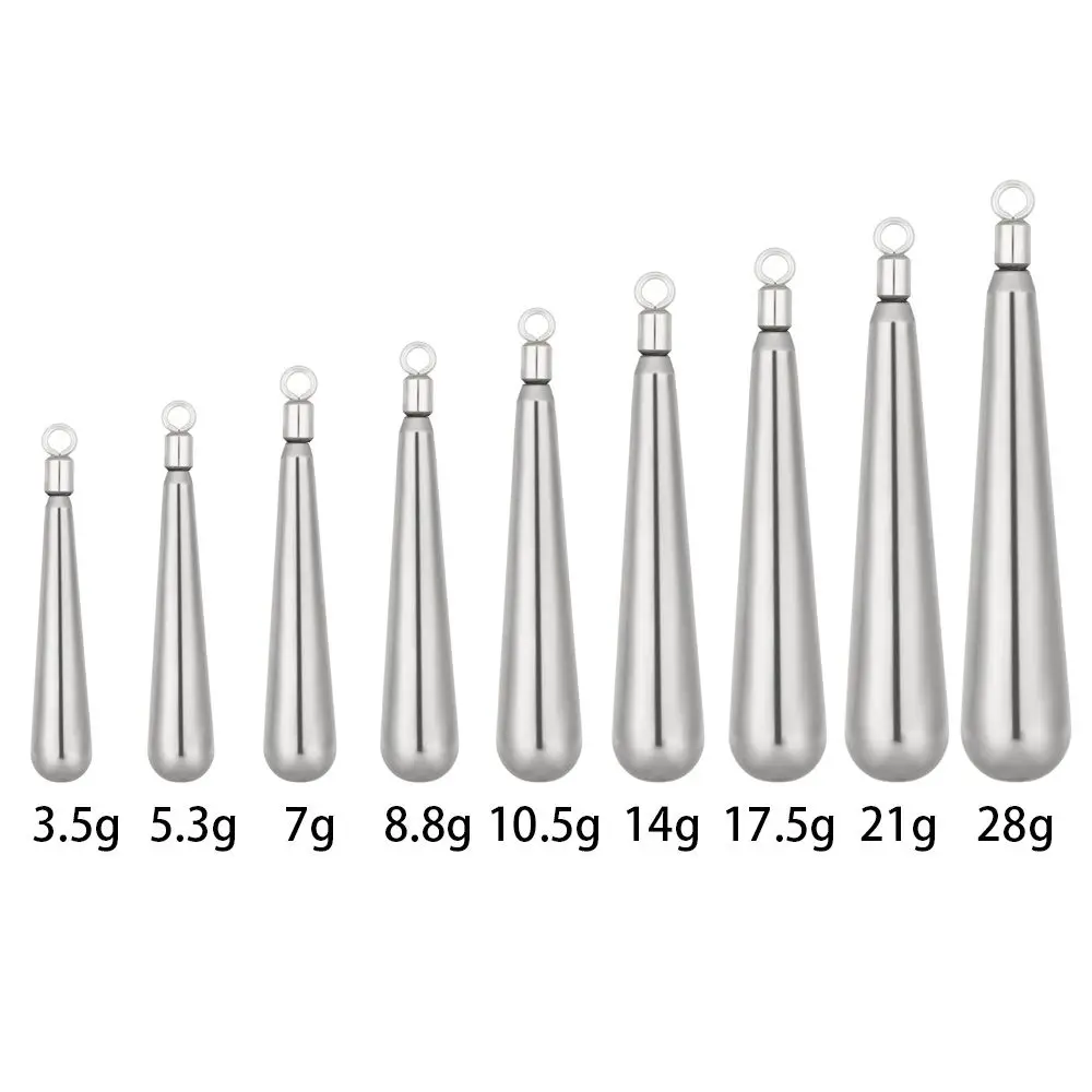 3.5g-28g 무게 고품질 퀵 릴리스 캐스팅 낚시 텅스텐 폴 후크 커넥터 싱커 라인 싱커, 릴리스 낚시줄