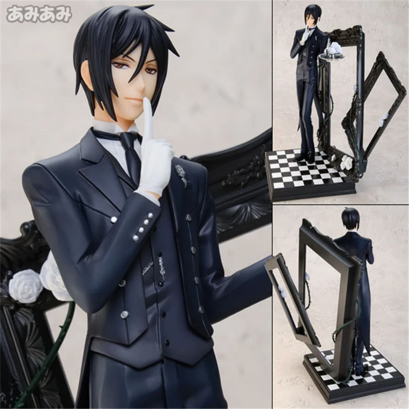 Anime ARTFX J Book of Circus Sebastian Michaelis 1/8 Complete PVC Action Figures Collection Model Kids Toys Dolll