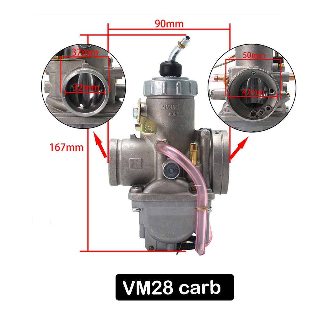 Alconstar-Mikuni VM16 VM22 VM26 VM28 Carburetor 19mm 26mm 30mm 32mm Carb For Honda for Yamaha 110cc-250cc Dirt Pit Bike ATV