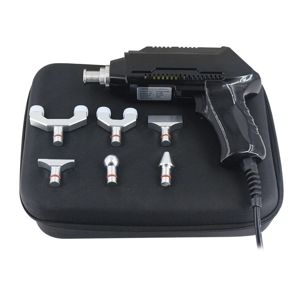 ใหม่ Health Care กระดูกสันหลังแก้ไขปืนไคโรแพรคติกปรับเครื่องมือปรับ Intensity Treatment 6 หัว 1500N นวดปากมดลูก