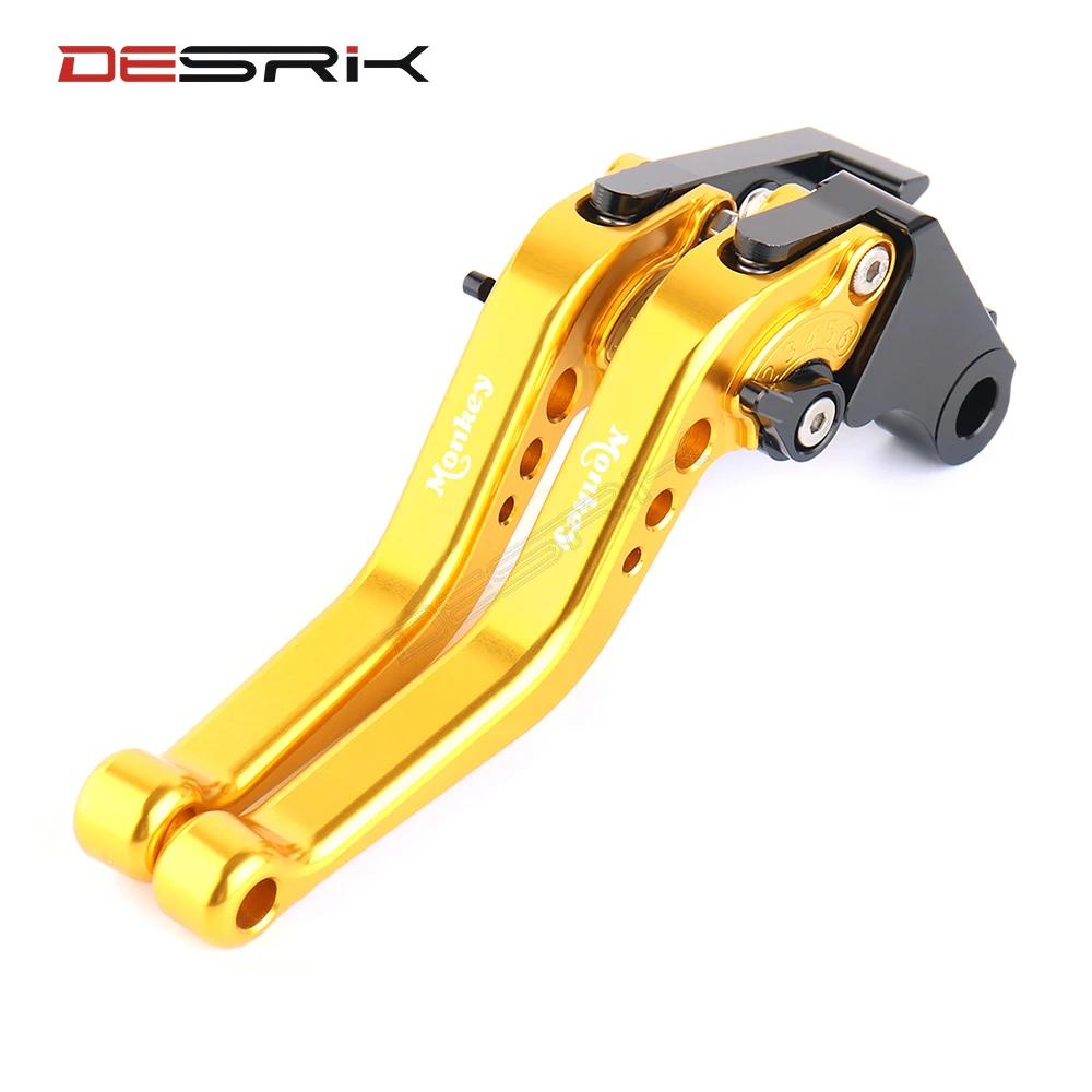 Short Adjustable CNC Aluminum Brakes Clutch Levers For Honda Monkey 125 Monkey125 2018 2019 2020 2021 2022 Accessories