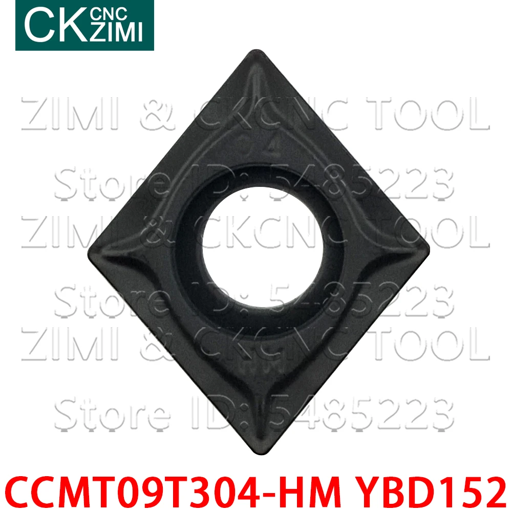 Cortador de carburo YBD152 CCMT3 (2,5) 1-HM, herramientas de torneado externo, insertos de cabeza de perforación CCMT para hierro fundido, CCMT09T304-HM