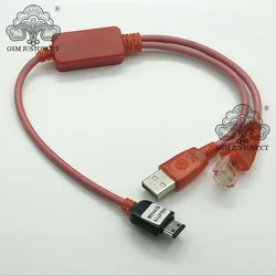 Cabo braided para box box/pro pro box/zpro e samsung e, fio unlock com unlock de flash, novo