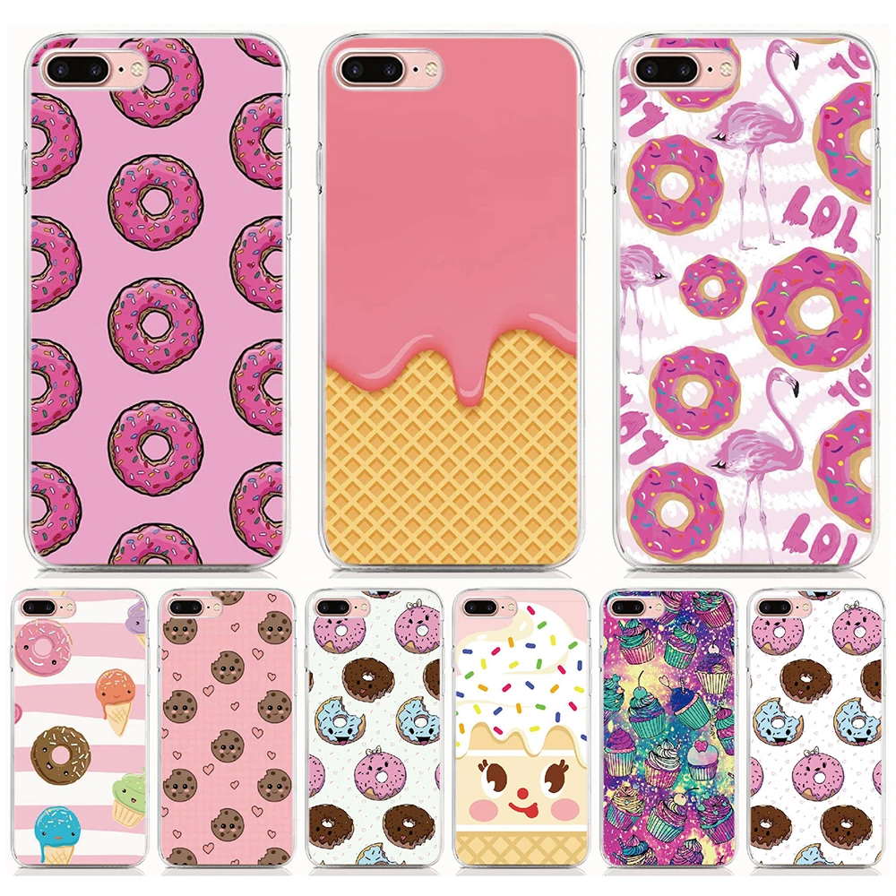 

For Xiaomi BlackShark 4 3 3S 2 Pro 1 Qin AI Life F21S 1S Qin 1 2 F21 Pro Case Soft TPU Doughnut Cover Protective Phone Case