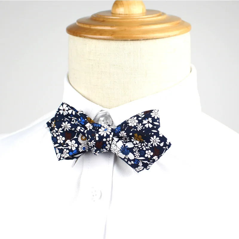 Formal Floral Self Bow Tie Butterfly Mens Bowtie Tuxedo Calabash Bow ties For Men Women Paisley Groom Bow-tie Prom Party