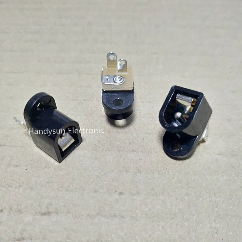 DC-016A DC Ổ Cắm 5.5X2.1Mm 1 Tai Cố Định Ổ Cắm 3Pin Giao Tiếp Nguồn Nữ Đế Bảng Điều Khiển Gắn Cổng Kết Nối bộ Chuyển Đổi