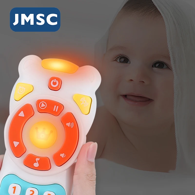 Jsmc-brinquedos educativos para bebês, aparelho eletrônico com controle remoto, para aprendizado de crianças