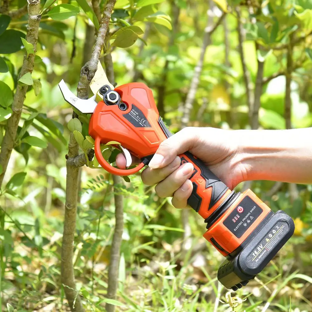 SK5 Titanium Plated Gold Cutter Wireless Electric Pruning Shears Lithium-ion Pruning Shear Tree Pruning Tree Branches Cutter