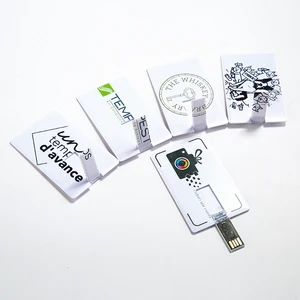 (Más de 10 piezas logotipo gratuito) 100% Capacidad 4GB 8GB 16GB 32GB Tarjeta de crédito USB Drive flash Logotipo personalizado Pendrive creativo de alta calidad 8 mejores ventas Tarjeta USB - №2