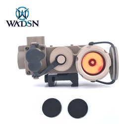 WADSN 2pcs Tactical IR Infrared Filter For DBAL-D2 Laser Flashlight Hunting Black Lucite Lens Visible Sight Cut-Off Fit dbla d2