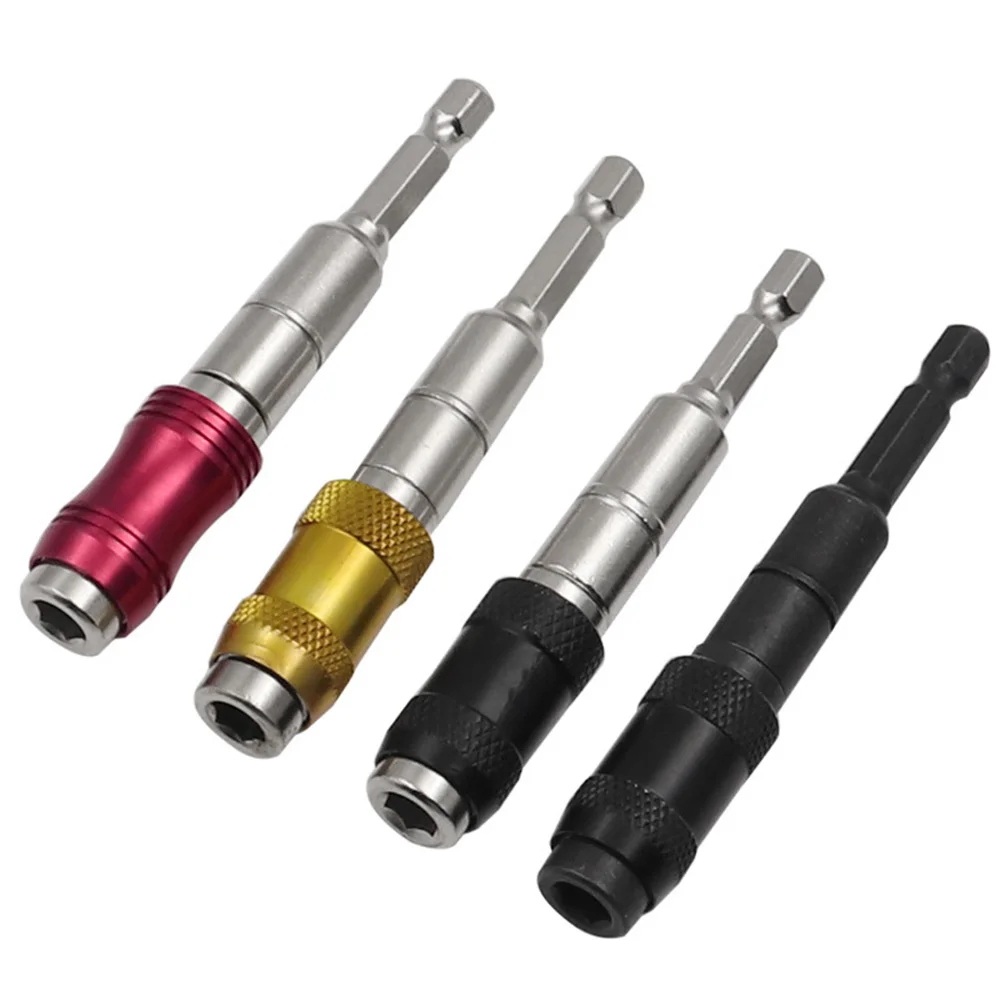 Screwdriver Extension Rod Hexagon Handle Magnetic Connecting Rod Extension Rod Electric Drill Screwdriver Adapter Rod Bit Sleeve