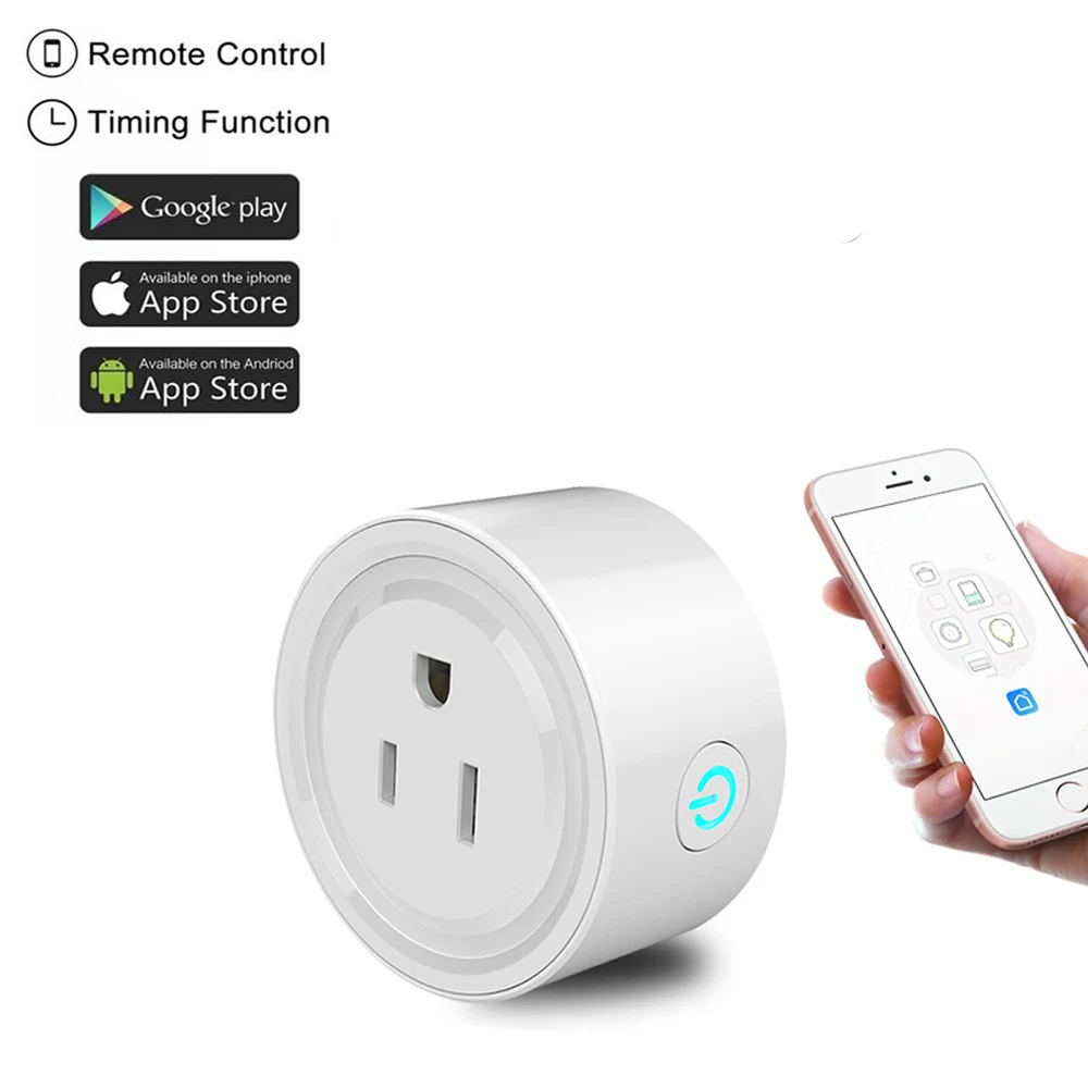 

WIFI Smart Plug US Plug Smart Timing Socket Wireless Outlet control function plug for Smart Home Automation by EWelink app