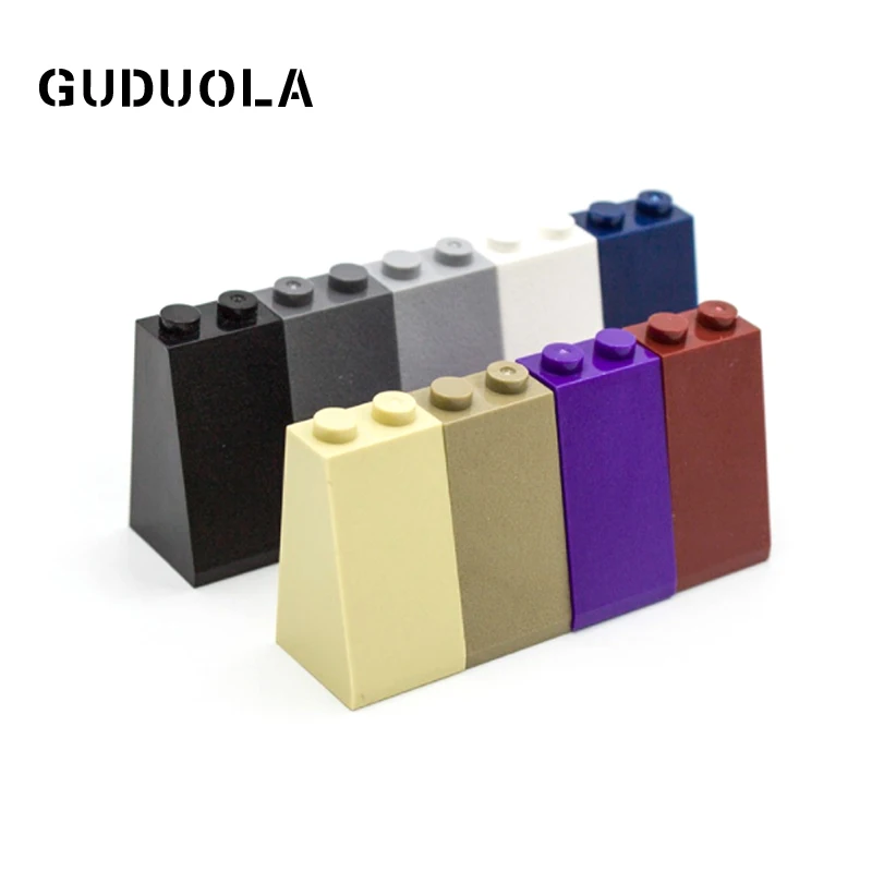 

Guduola Slope 2x2x3 (75°) Solid Studs (98560) MOC Brick Building Block DIY Educational Toys Parts 10pcs/LOT