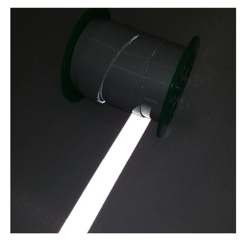 2CM di Larghezza A Doppio Feste Riflettente Tessuto Elastico di Stirata Striscia Riflettente Cucito In Abbigliamento