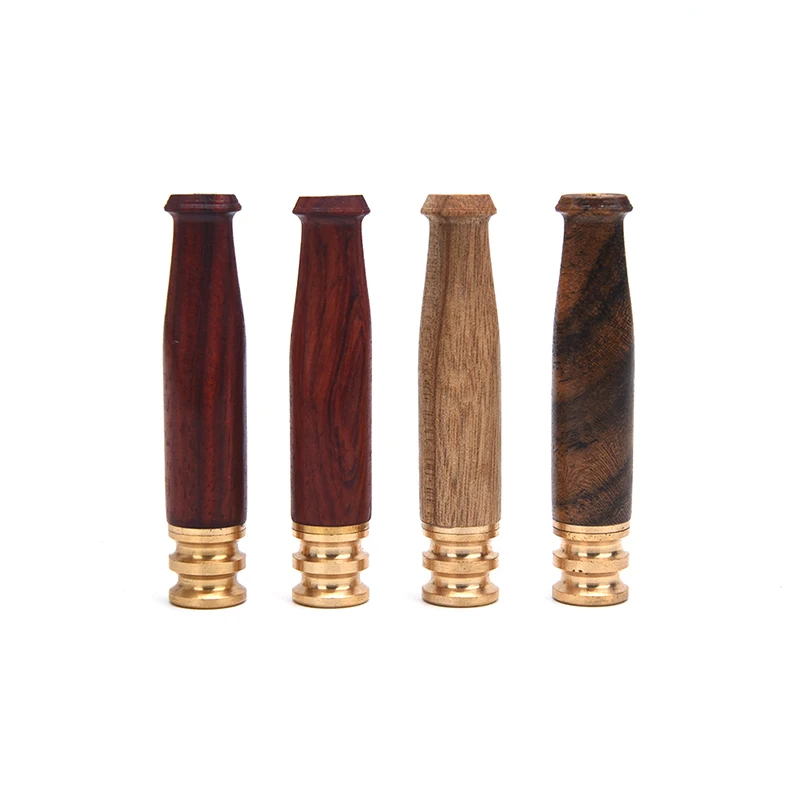 1Pc Reusable Handmade Filter Wood Cigarette Holder Smoking Pipe Bit Straight Filter Wooden Tobacco Filter Cigarette Holder