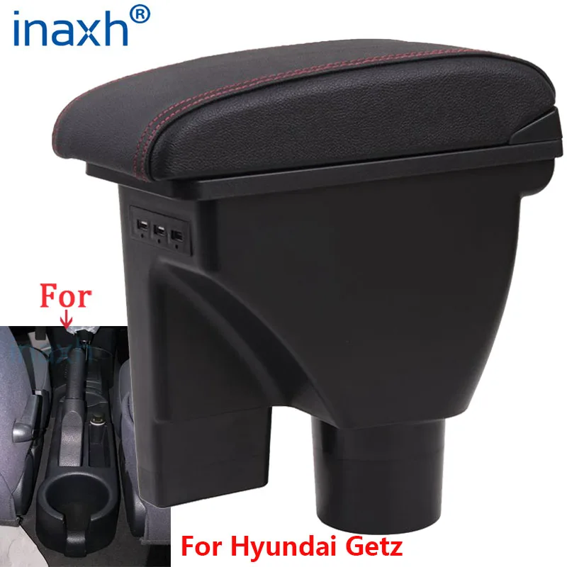 For HYUNDAI Getz Armrest For Hyundai Getz Car Armrest box Retrofit parts dedicated Center Storage box car accessories