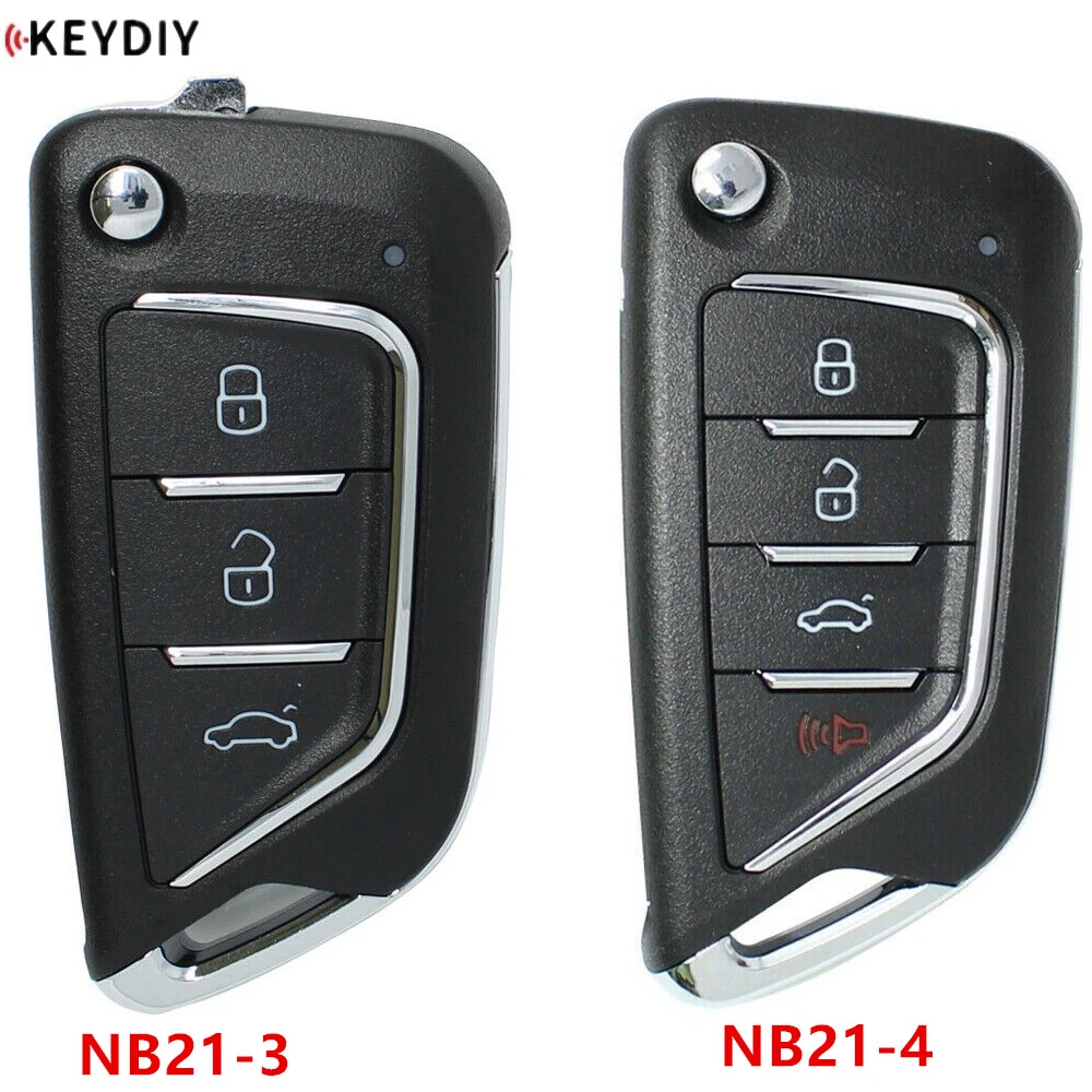 

KEYDIY 5PCS/lot Universal Multi-functional Remote 3/4Buttons NB21-3/NB21-4 Wireless Key for KD200 KD900 KD900+ URG200 KD-X2 mini