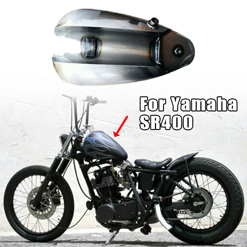 

7L Petrol Gas Fuel Tank For Yamaha SR400 Motorcycle Motorbike With Cap Vintage Gasoline Oil Can