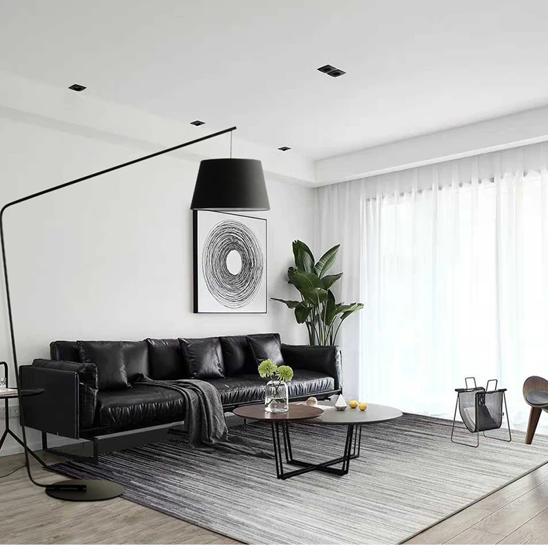 

Modern metal floor lamp big floor light living room bedroom big floor lamp E27 Black light metal lighting