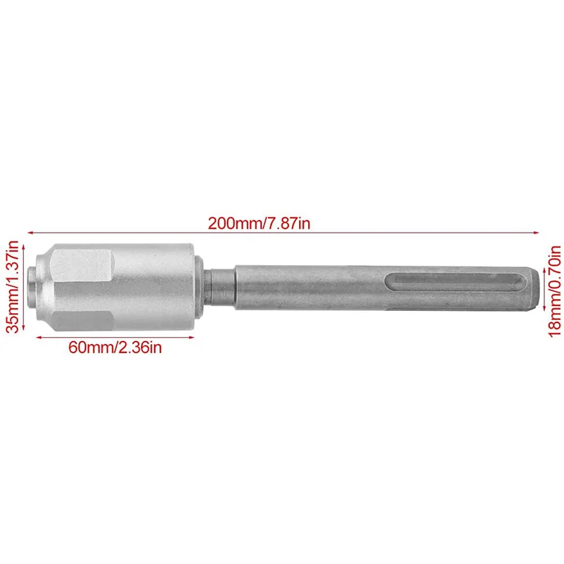 SDS Max เป็น SDS Plus Adapter สำหรับสว่านโรตารี่การเชื่อมต่อสว่านตัวแปลง Shank เครื่องมือด่วนสำหรับค้อนรื้อถอน