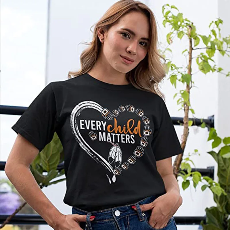 Every Child Matters T-Shirt Honouring Remembering Orange Day Shirts for Women Men Graphic Clothing