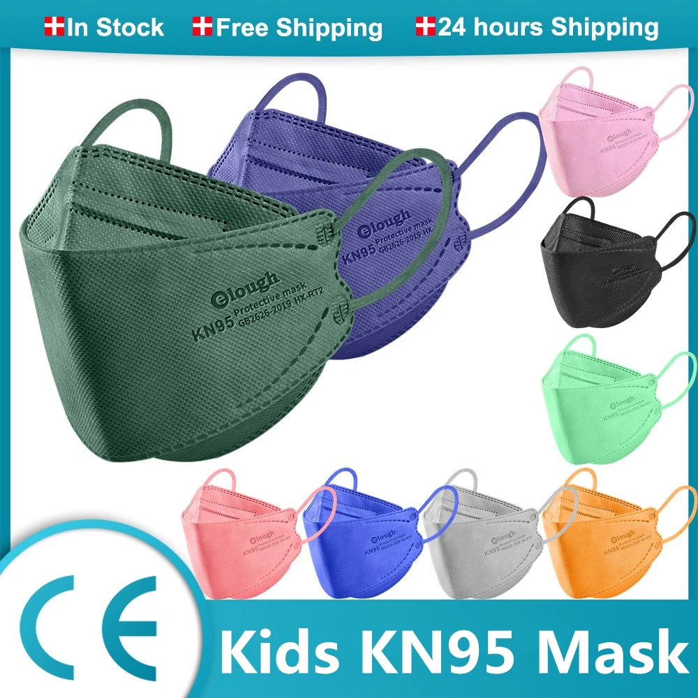 

9 Colors Masks Kids Face Mask Kn95 Mouth Mask ffp2 mascarillas CE Approved Fpp2 Mask Child Protection Masque mascarillas niños