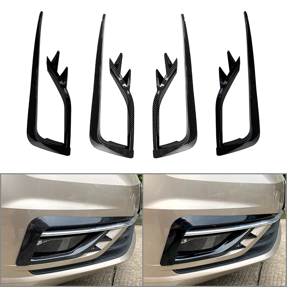 

1Pair ABS Car Fog Light Lamp Cover Bumper Grille Decorative Trim For For VW Golf MK7.5 2017 2018 2019 For Volkswagen Golf 7.5