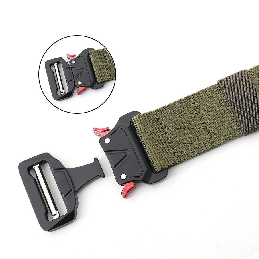 2021 Nieuwe Militaire Tactische Nylon Riem Leger Outdoor Combat Training Strap Unisex Casual Broek Accessoires Fashion Designer Riem