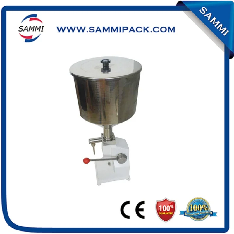 China Supplier Stainless Steel Manual Cream Oil Liquid Filling Machine 5-50ml