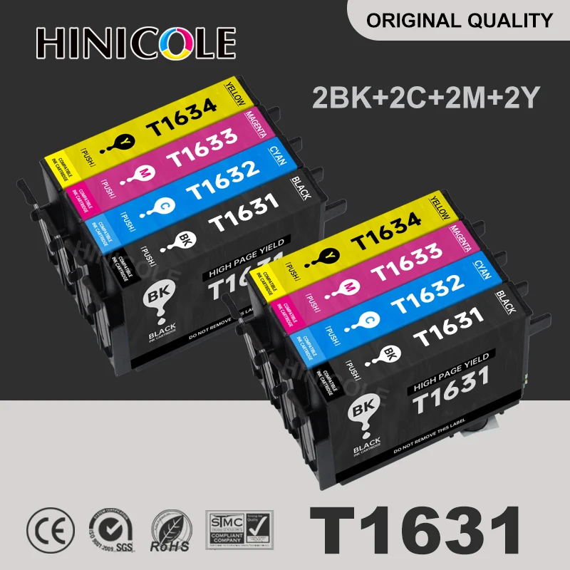 

Чернильный картридж 16XL 16 T1631 для принтера Epson WF 2010W 2510WF 2520NF 2530WF 2540WF 2630WF 2650DWF 2660DWF 2750DWF 2760DWF