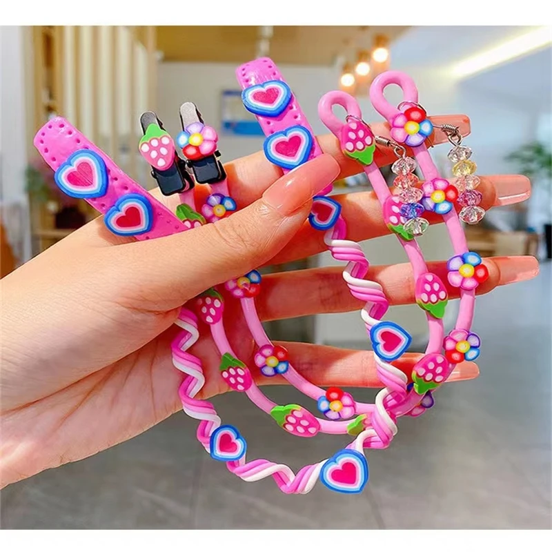 Children's Twist Braid Curling Sticks Dirty and Dirty Braided Hair Irons Show Styling Hairpins Girls Hair Accessories Headdress