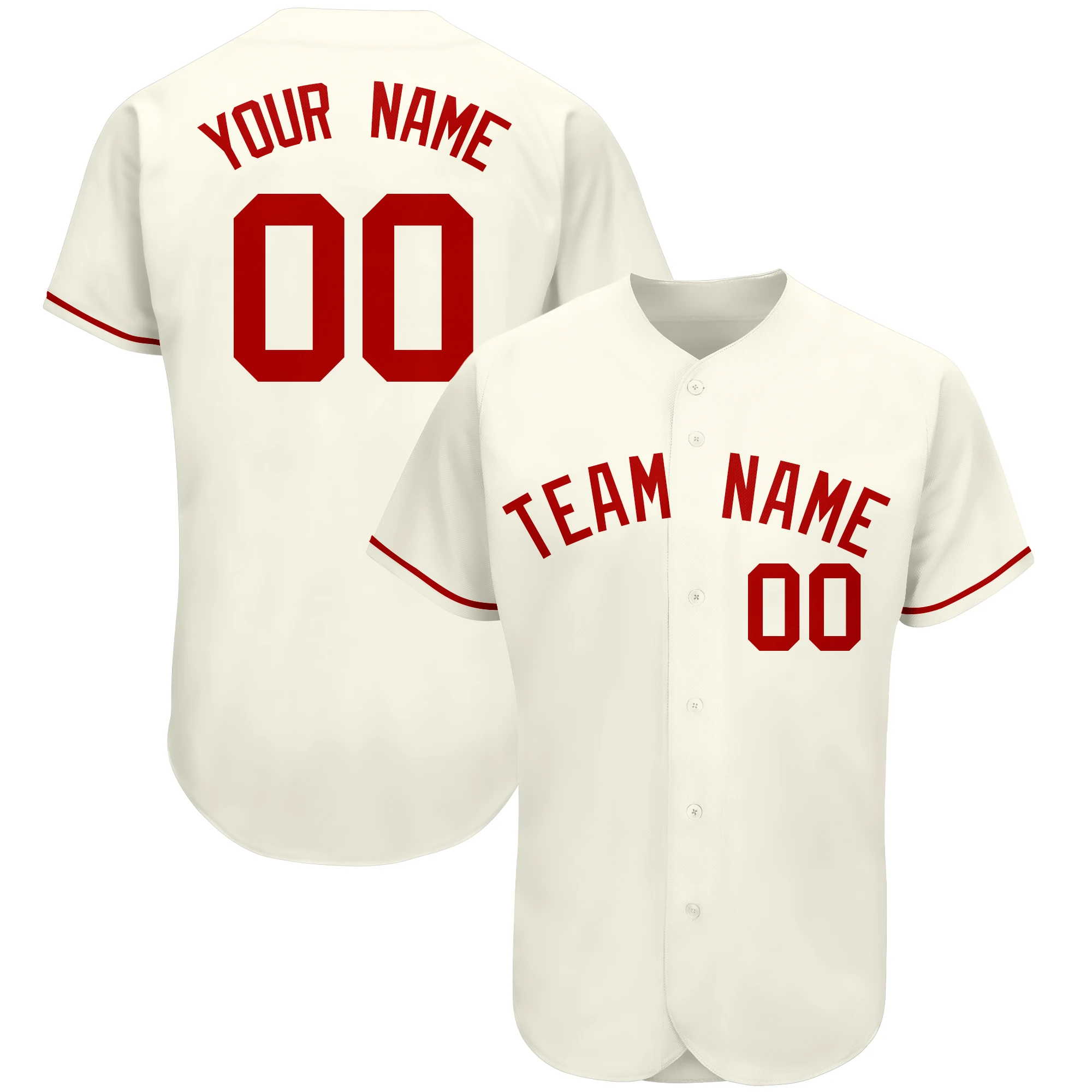 Custom Baseball Jersey Name/Number Print Customize Cool Hip Hop Casual Men's Clothing Sportswear Outdoors Big size