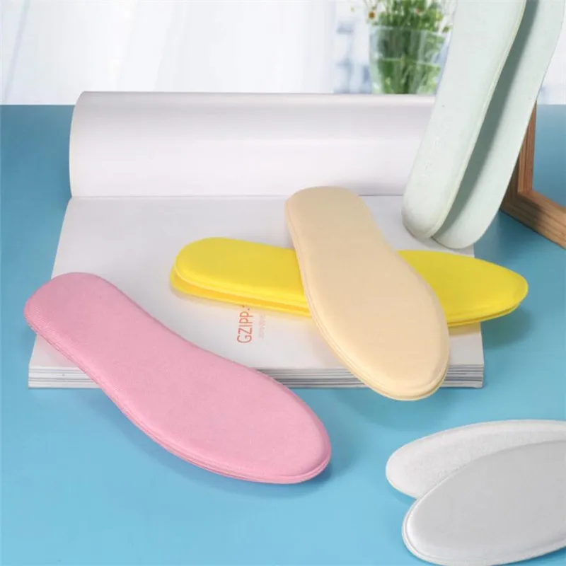 Memory Foam Insoles For Shoes Men Women Sweat Shock Absorption Breathable Sports Insoles Shoe Pad Inserts Cushion Orthopedic