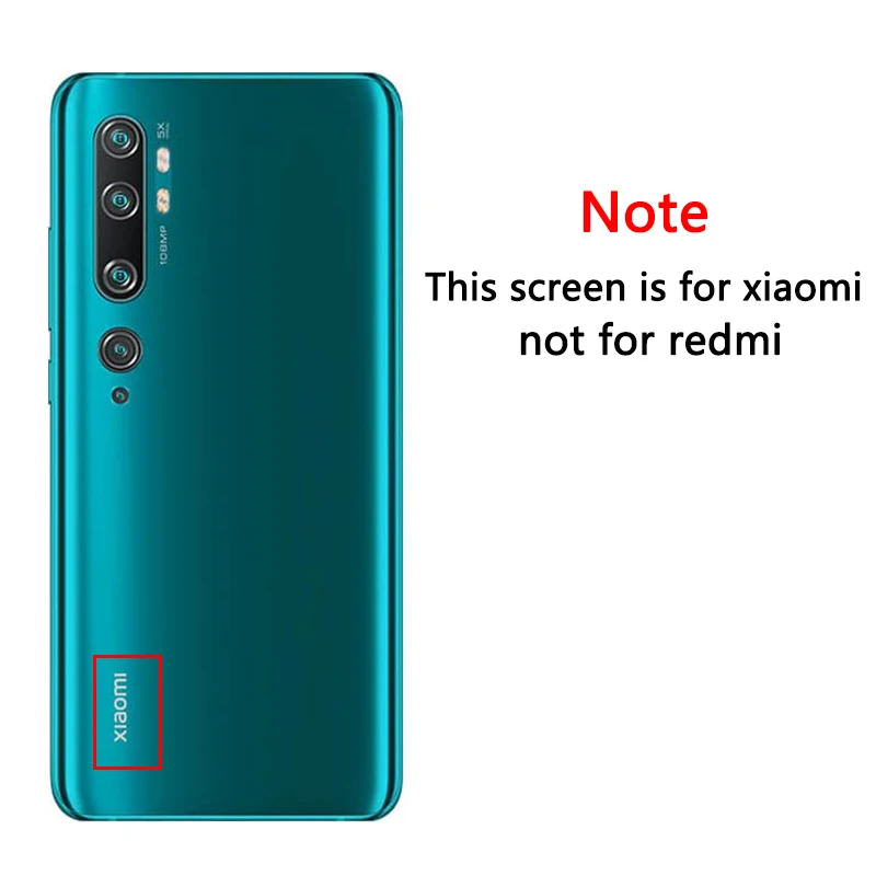 AMOLED For Xiaomi MI Note 10 note10 Pro Display With Frame Touch Panel Screen Digitizer For Xiaomi note10 cc9 pro lcd Pantalla