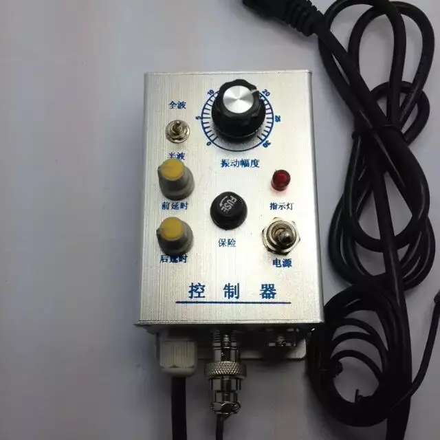 Ad alte prestazioni 220V Materiale Pieno di Arresto di Controllo, Fibra Ottica Controller, Piastra di Vibrazione, controllo della velocità di Vibrazione Piatto