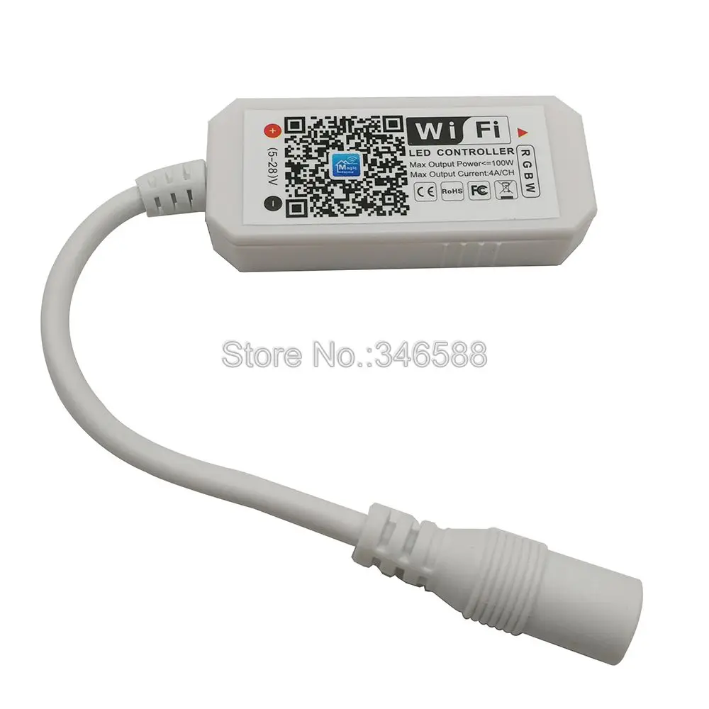 Imagem -04 - Magic Home-mini Controle para Rgbw dc 524v Controle por Aplicativo Alexa Google Home Controle por Voz para 5050 Rgbw Tira 12v