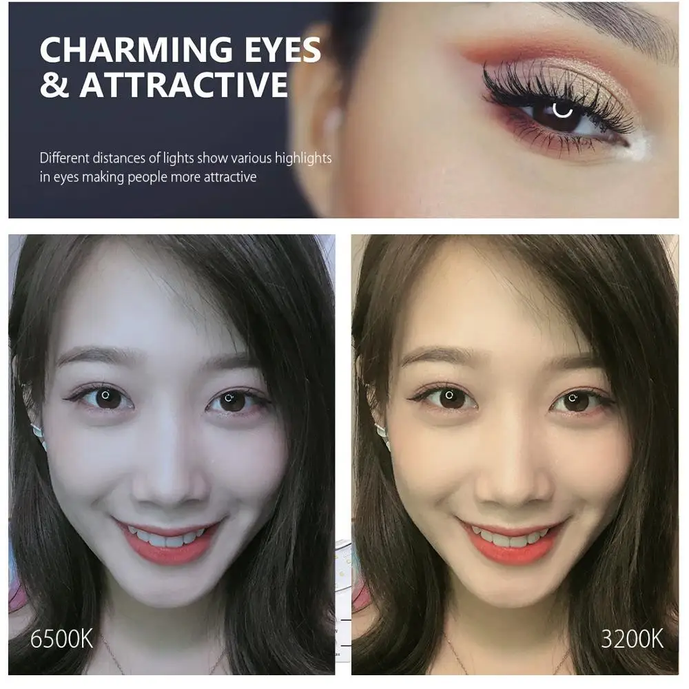 PULUZ-Anillo de luz LED 4 en 1 para selfi, plataforma de vídeo Vlogging para transmisión en vivo, con micrófono, soporte de trípode y cabeza de trípode, 4,6 pulgadas