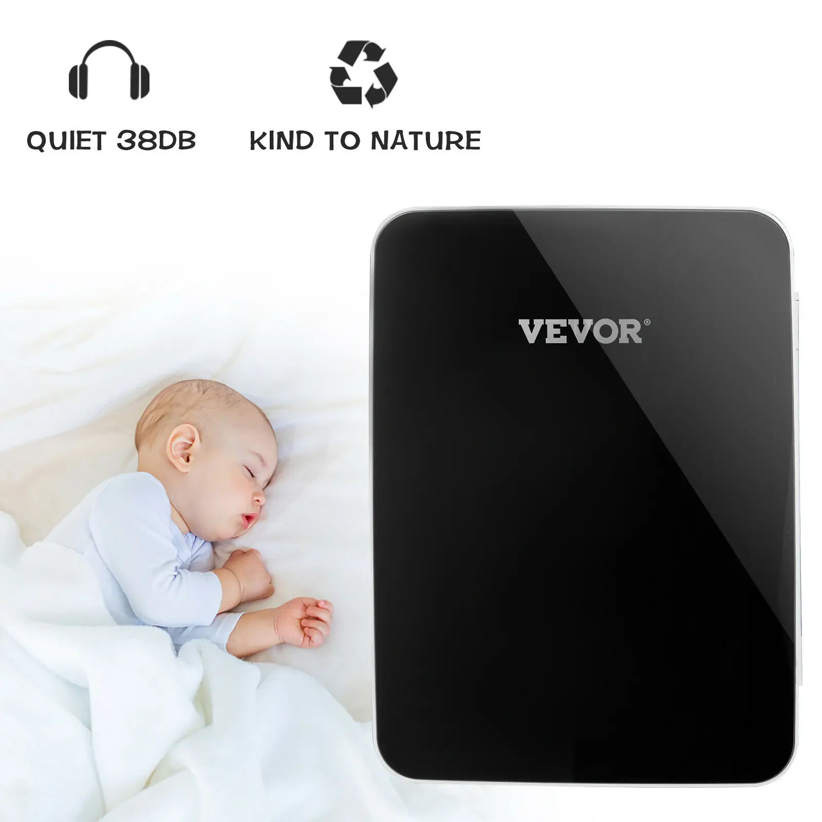 VEVOR – Mini réfrigérateur de voiture, 10l, 15l, refroidisseur et chauffe-eau, pour la maison et la voiture, pour les soins de la peau, les cosmétiques, les boissons