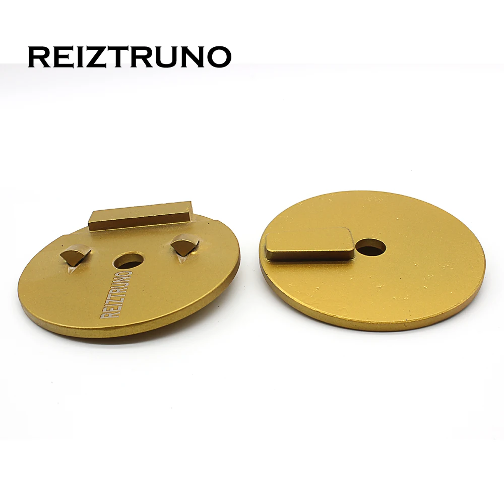 Reiztruno 2*1/4PCD Diamond Grinding Disc Grinding Sepatu untuk Lantai Beton Epoxy Coating Removal