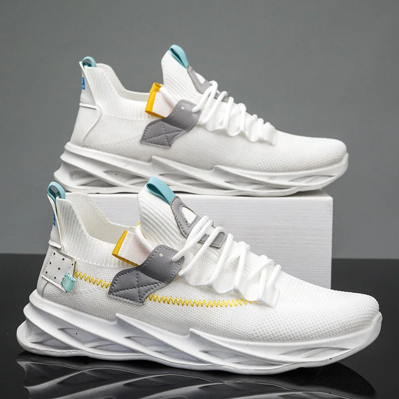 Men Shoes Casual Breathable Sneakers Fitness Running Shoes Trainers Mesh Athletic Shoe Sport Walking Shoe Zapatillas De Deporte