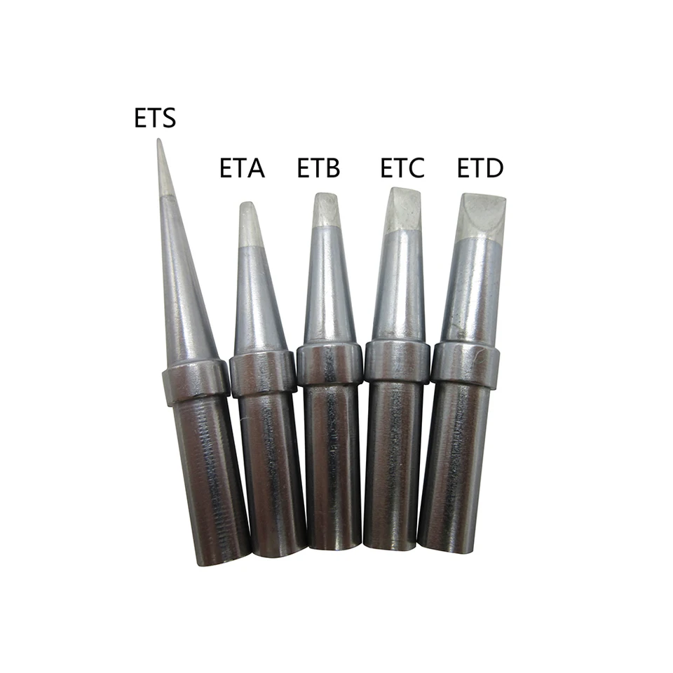 ShineNow 6-Piece Soldering Tip Set For Weller WE1010NA, WESD51, WES51, EC1201, PES50, PES51 – Includes Heat-Resistant Tip Holder
