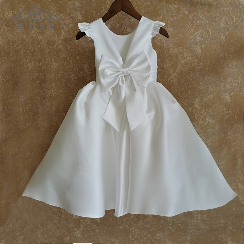 Vestido de florista infantil, Primeira Comunhão, Aniversário, Festa noturna, Banquete, Cerimônia, Baile, Concurso, Celebração de eventos, Form, Simples