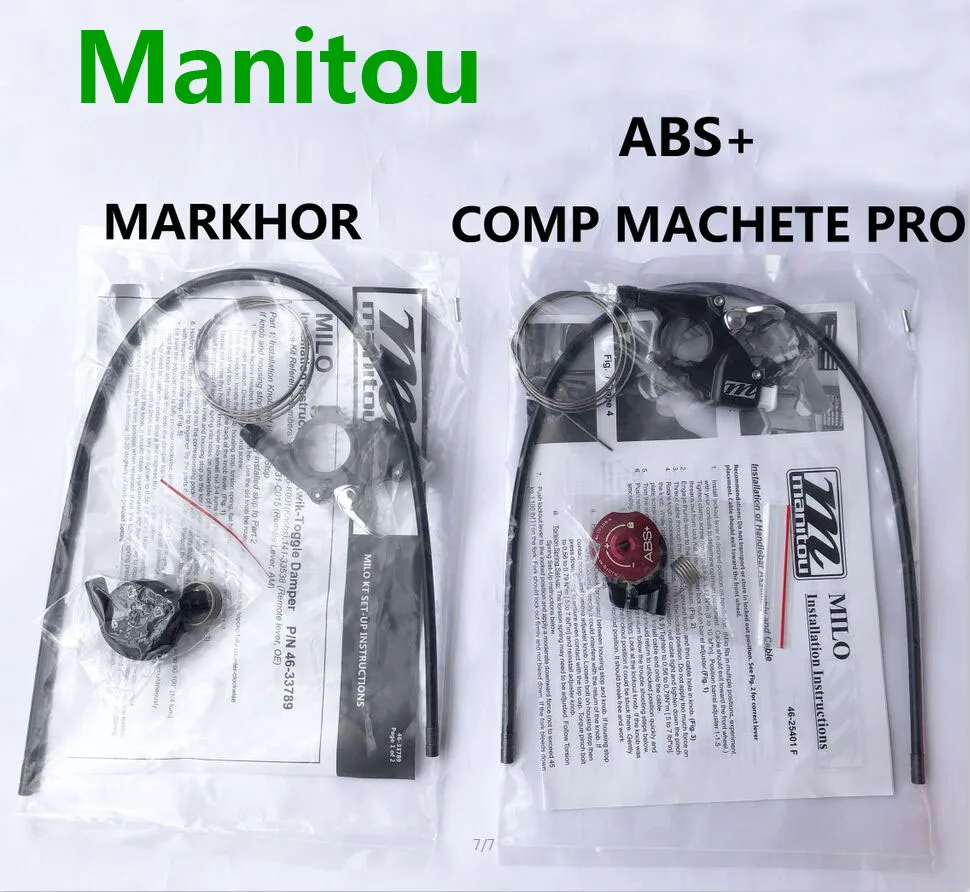 Manitou Remote Lock ABS+ for Bicycle Fork Marvel/Comp/Machete/Pro/Markhor 26 27.5 29er Air Fork Size MTB Bike Fork Suspension